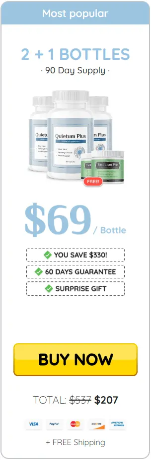 Quietum buy 3 Bottle