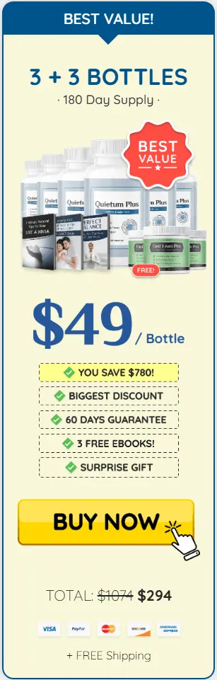 Quietum buy 6 Bottle